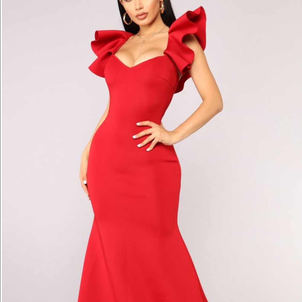 Salty Babe Mermaid Dress Fashion Nova Size Large